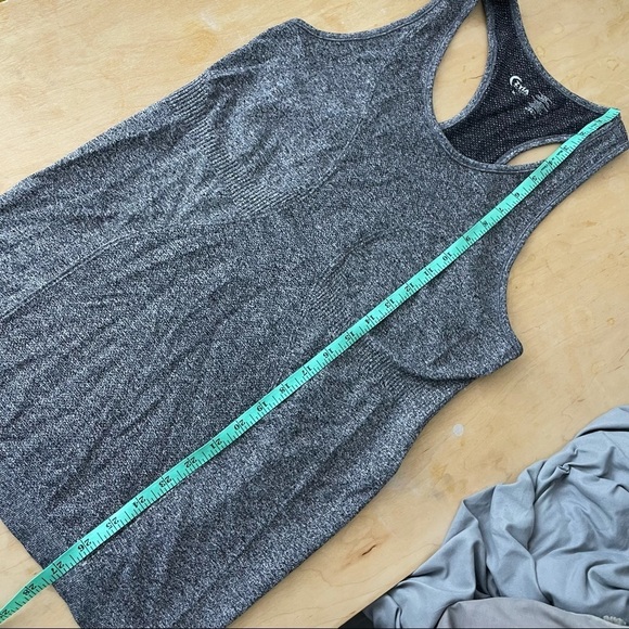 ZYIA Active Fog Copper Charged Grey Athletic Tank Top Womens M - Picture 10 of 10